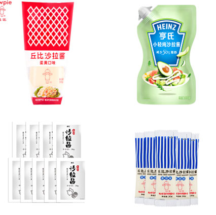 沙拉醬自動化包裝機械設備/沙拉醬包裝生產線設備
